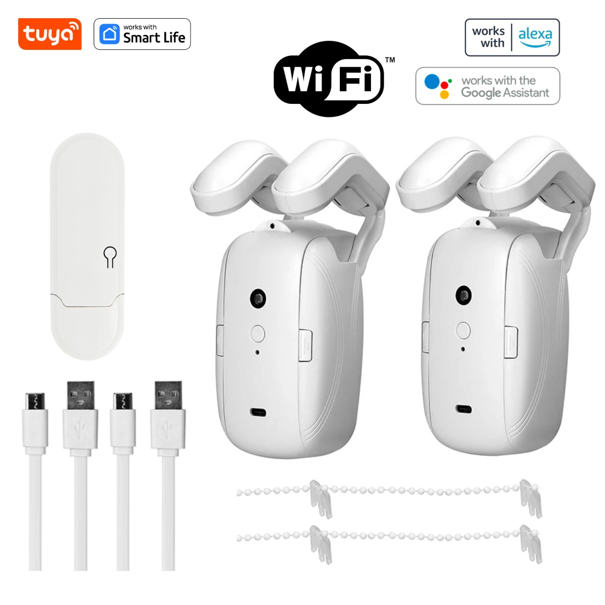 1/2 Buah Robot Tirai WiFi Pint - Smart Home Hub Ikea ulasan dan harga