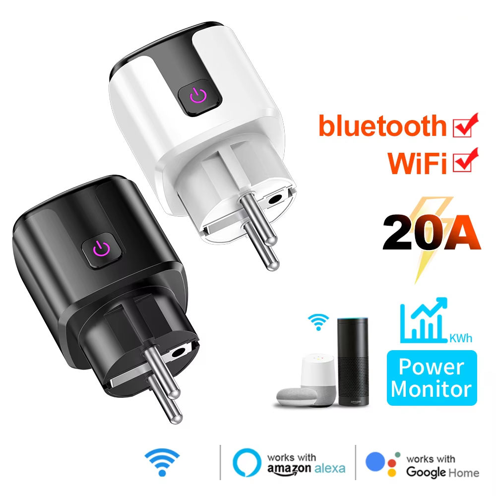 Soket WiFi+Bluetooth Smart 20A - Smart Home Nest ulasan dan harga