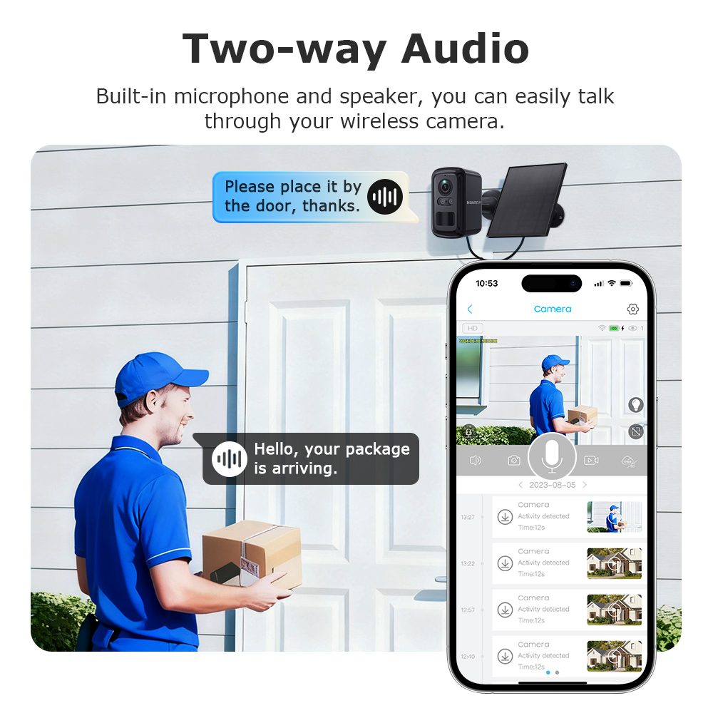 Kamera Keamanan Ubox Mini 4G d - Smart Home Battery Camera ulasan dan harga
