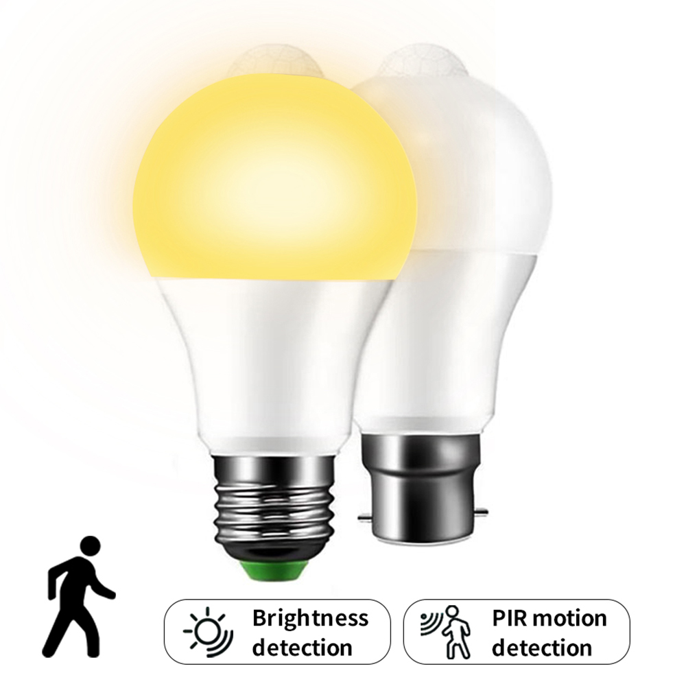 E27 12W Lampu LED Deteksi Rada - Pir Motion Sensor ulasan dan harga