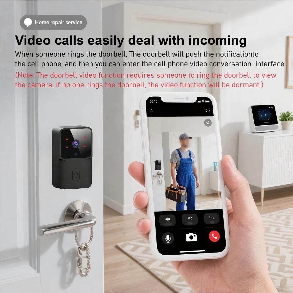 Bel pintu nirkabel WiFi pintar - Smart Home Video Doorbell Installation ulasan dan harga