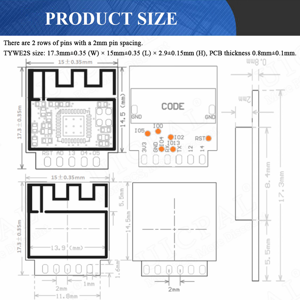 Seri ESP-02S nirkabel 2.4G Wif - Smart Home Esp8266 ulasan dan harga