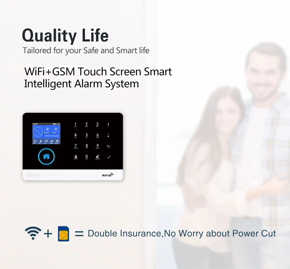 Perangkat Alarm Cerdas PGST, D - Smart Home Package ulasan dan harga