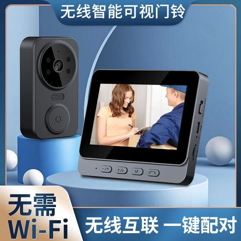 Kamera Bel Pintu Video Nirkabe - Smart Home Video Doorbell Installation ulasan dan harga