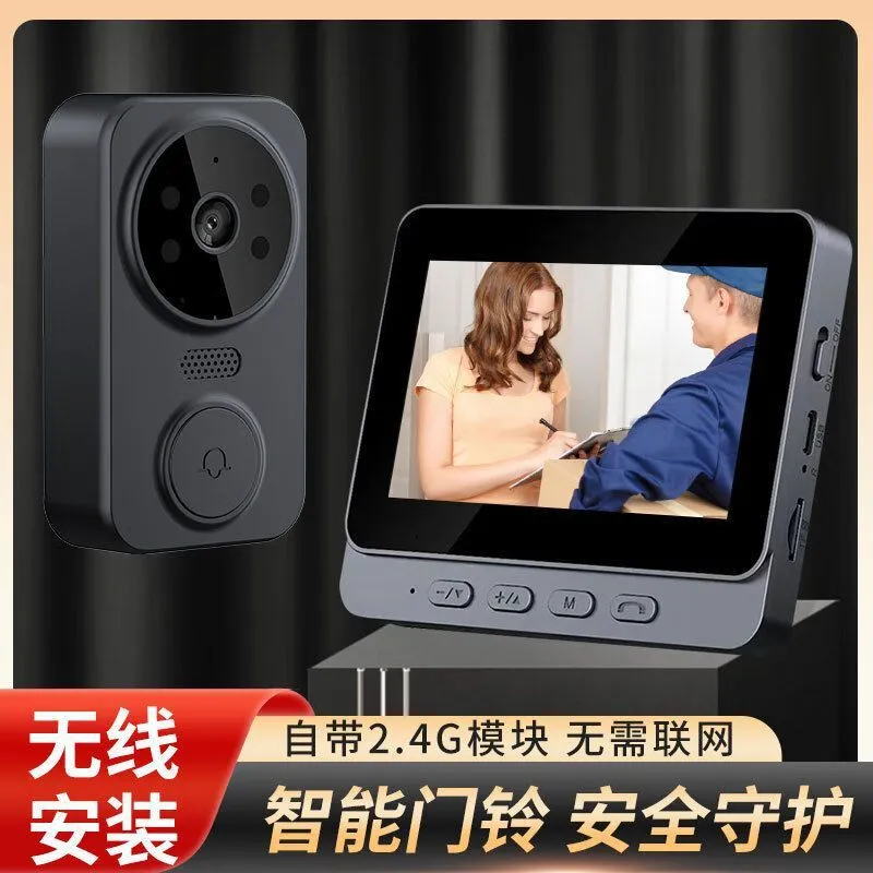 Kamera Bel Pintu Video Nirkabe - Smart Home Video Doorbell Installation ulasan dan harga