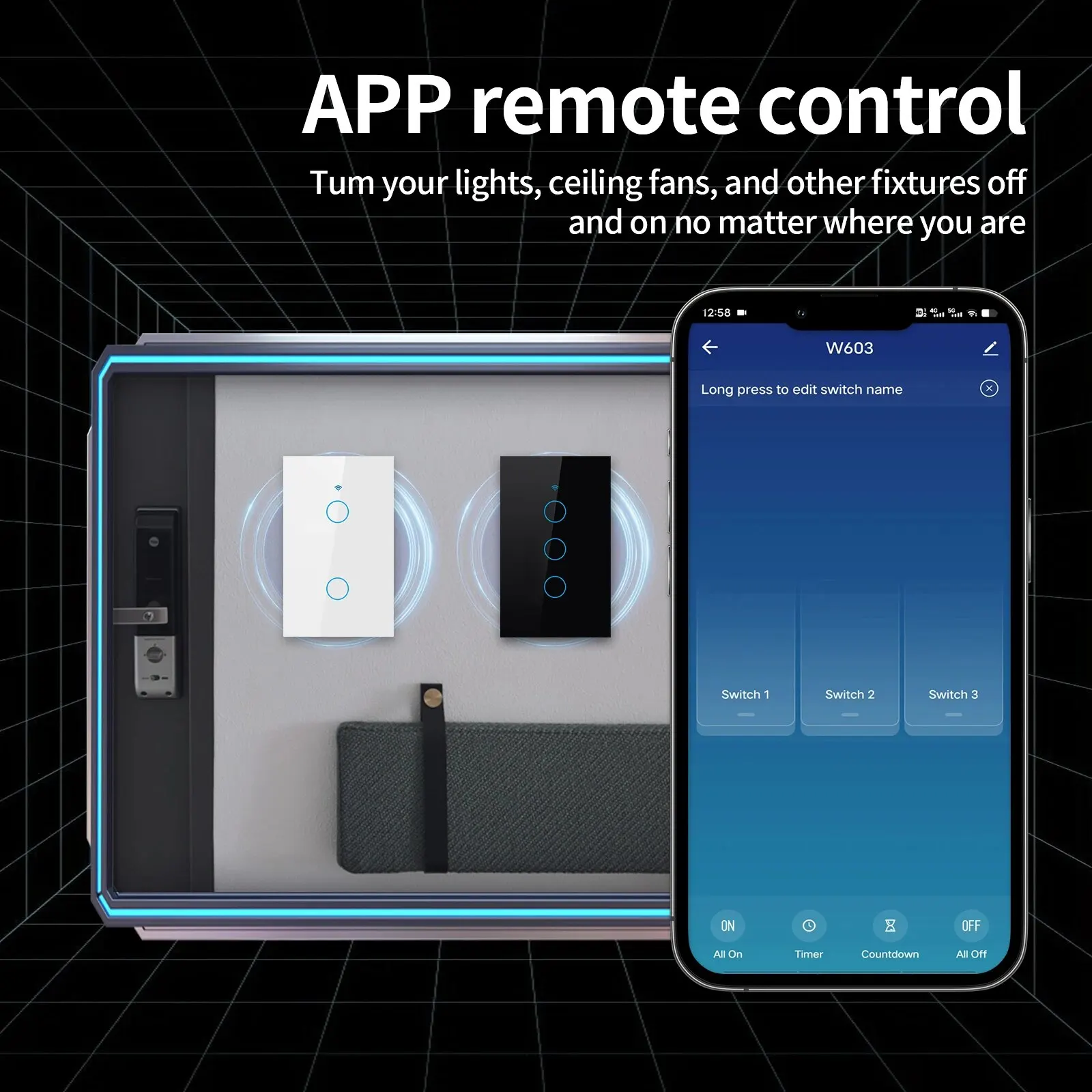 TNCE Tuya WiFi/Zigbee saklar l - Smart Home Lighting ulasan dan harga