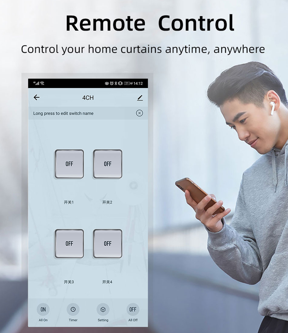 Modul Relay Sakelar Zigbee 4CH - Smart Home Gateway ulasan dan harga