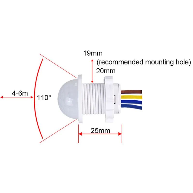 AC 110V 220V Sensor Rumah Pint - Pir Motion Sensor ulasan dan harga