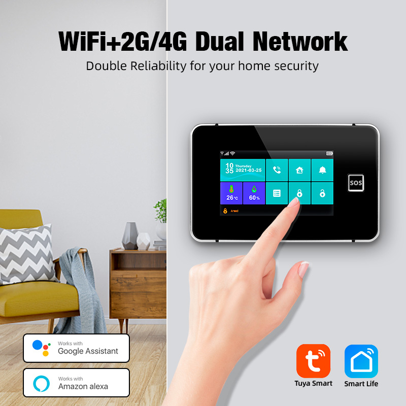 Sistem Alarm Rumah Layar Sentu - Smart Home Package ulasan dan harga