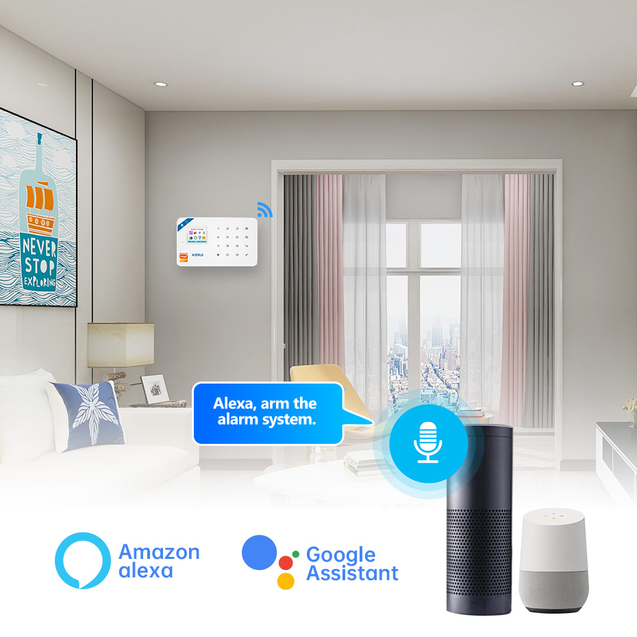 KERUI Kit sistem Alarm keamana - Smart Home Package ulasan dan harga