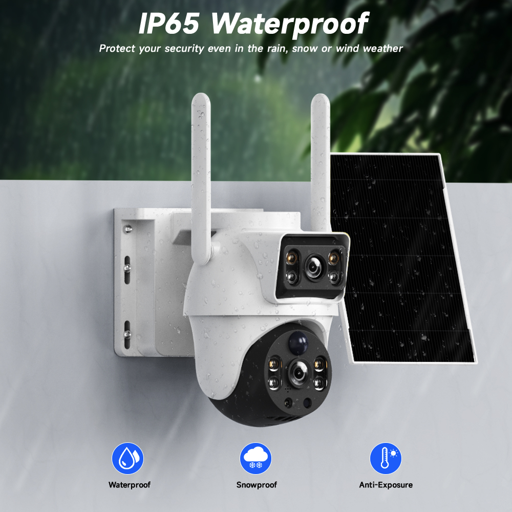 Kamera WiFi Tenaga Surya Lensa - Smart Home Battery Camera ulasan dan harga