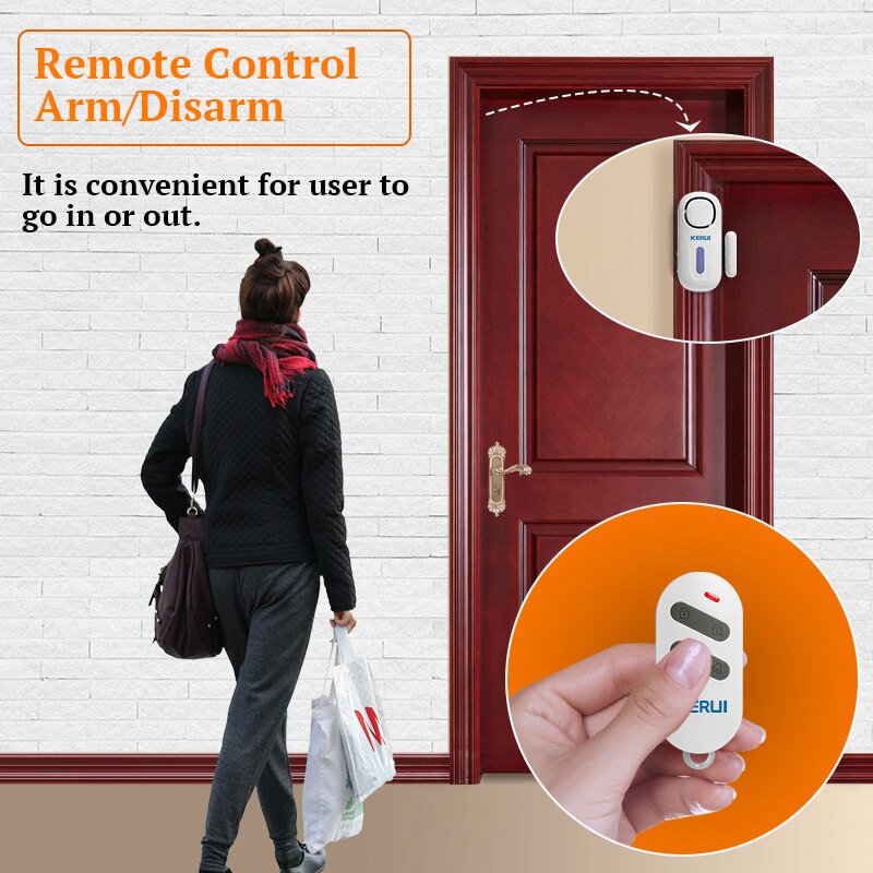 KERUI Sensor pencuri nirkabel  - Smart Home Security System ulasan dan harga