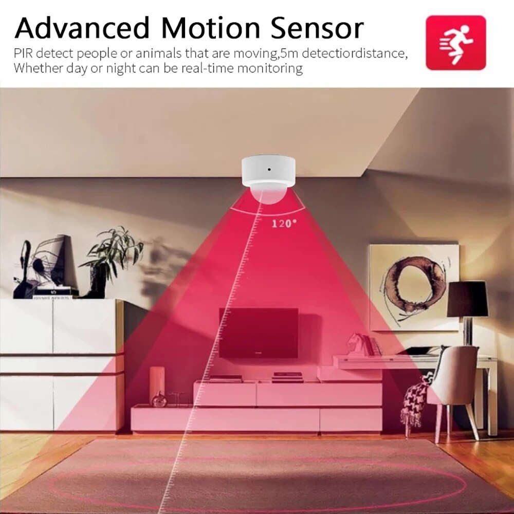 Zigbee Sensor gerak Mini PIR,  - Pir Motion Sensor ulasan dan harga