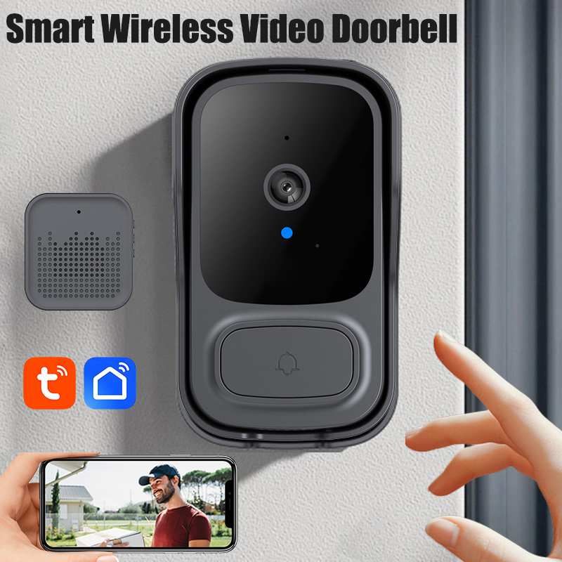 Kamera Bel Pintu Wifi Tuay Den - Smart Home Video Doorbell Installation ulasan dan harga