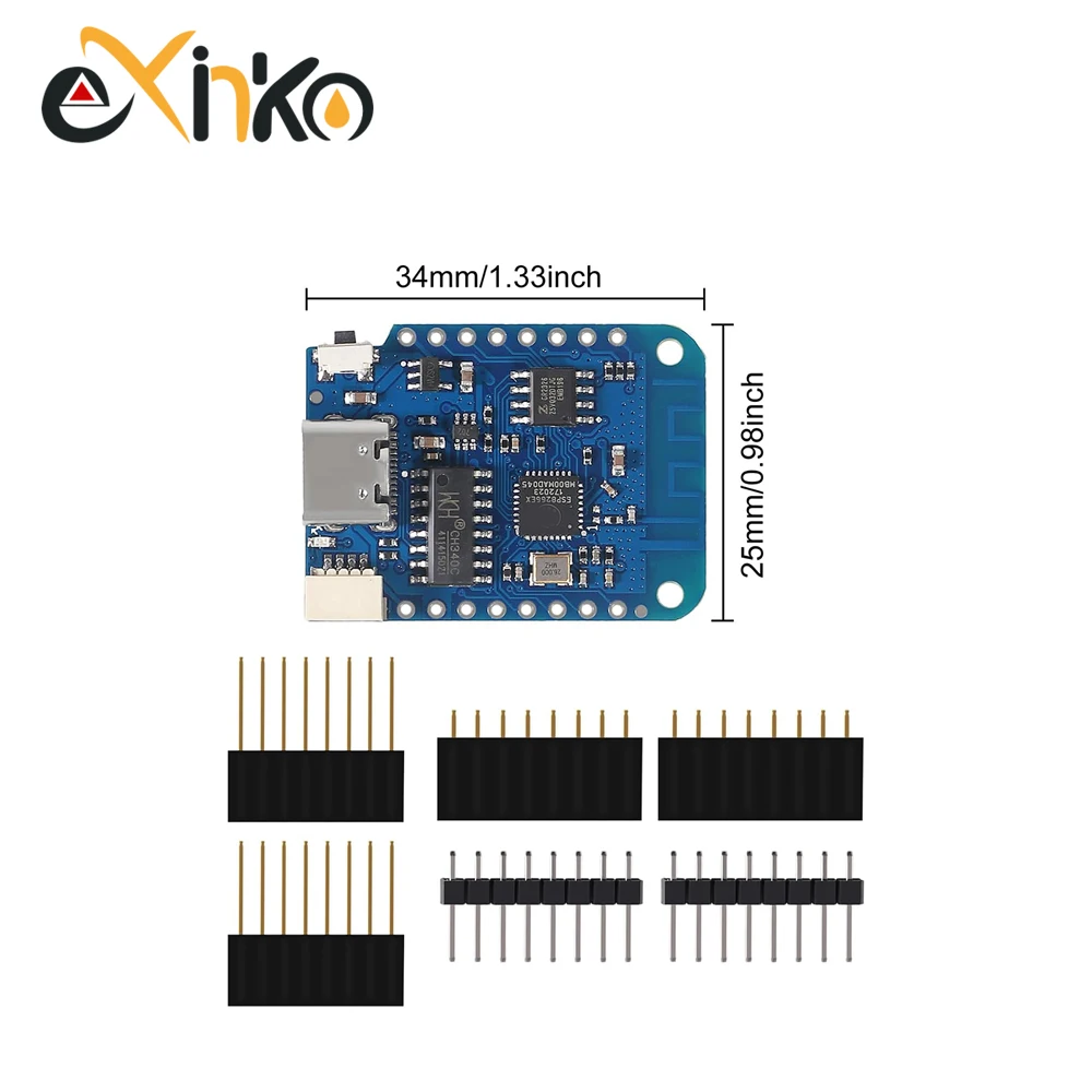 1/5/10 buah WeMos D1 Mini ESP8 - Smart Home Esp8266 ulasan dan harga